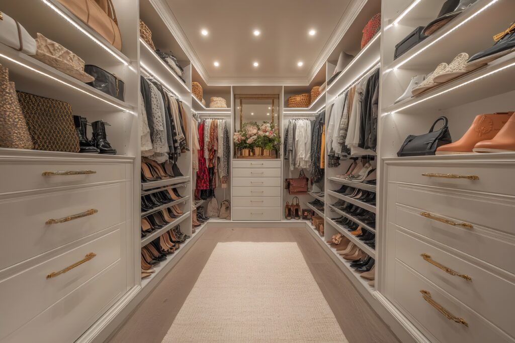 Organized closet