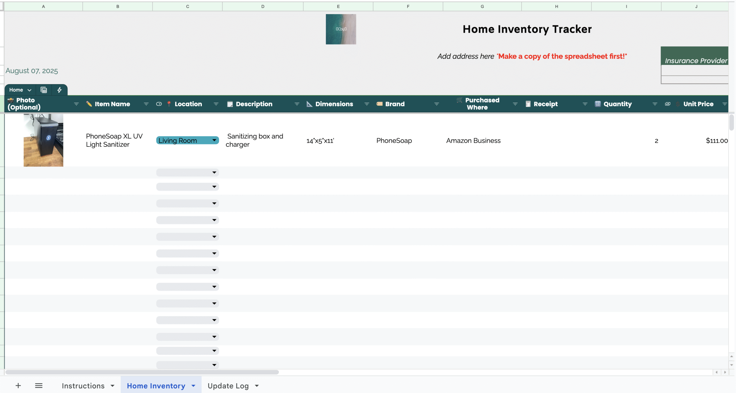 The Organized You – Home Inventory Tracker - Image 2