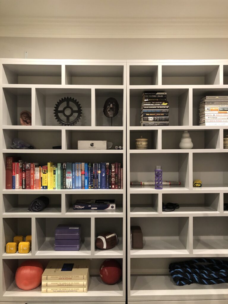Professional organizer in Atlanta creating functional home organization systems